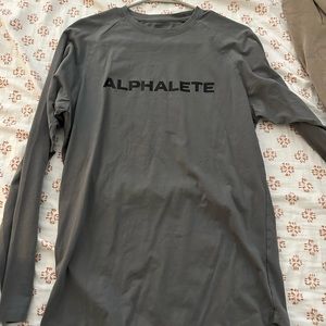 Gray Alphalete Long sleeve
